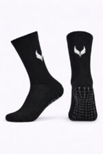 Anti-Slip Football and Gym Crew Socks with Arch Support.
