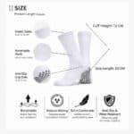 Anti-Slip Grip Socks for Sports and Training.