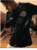 Paraguay away football jersey for 2026 World Cup, authentic design, official team kit.