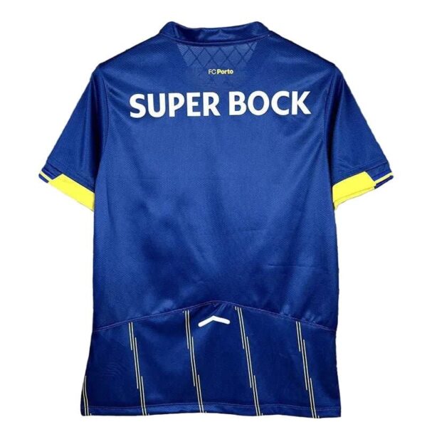 Porto FC fourth football jersey 2026, authentic blue kit with yellow accents.