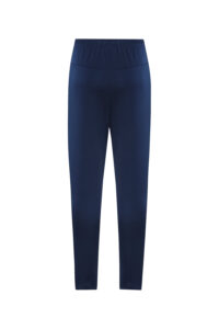 31b8ebdf | UAE SPORT STORE Navy blue athletic leggings with an elastic waistband, full-length slim fit.