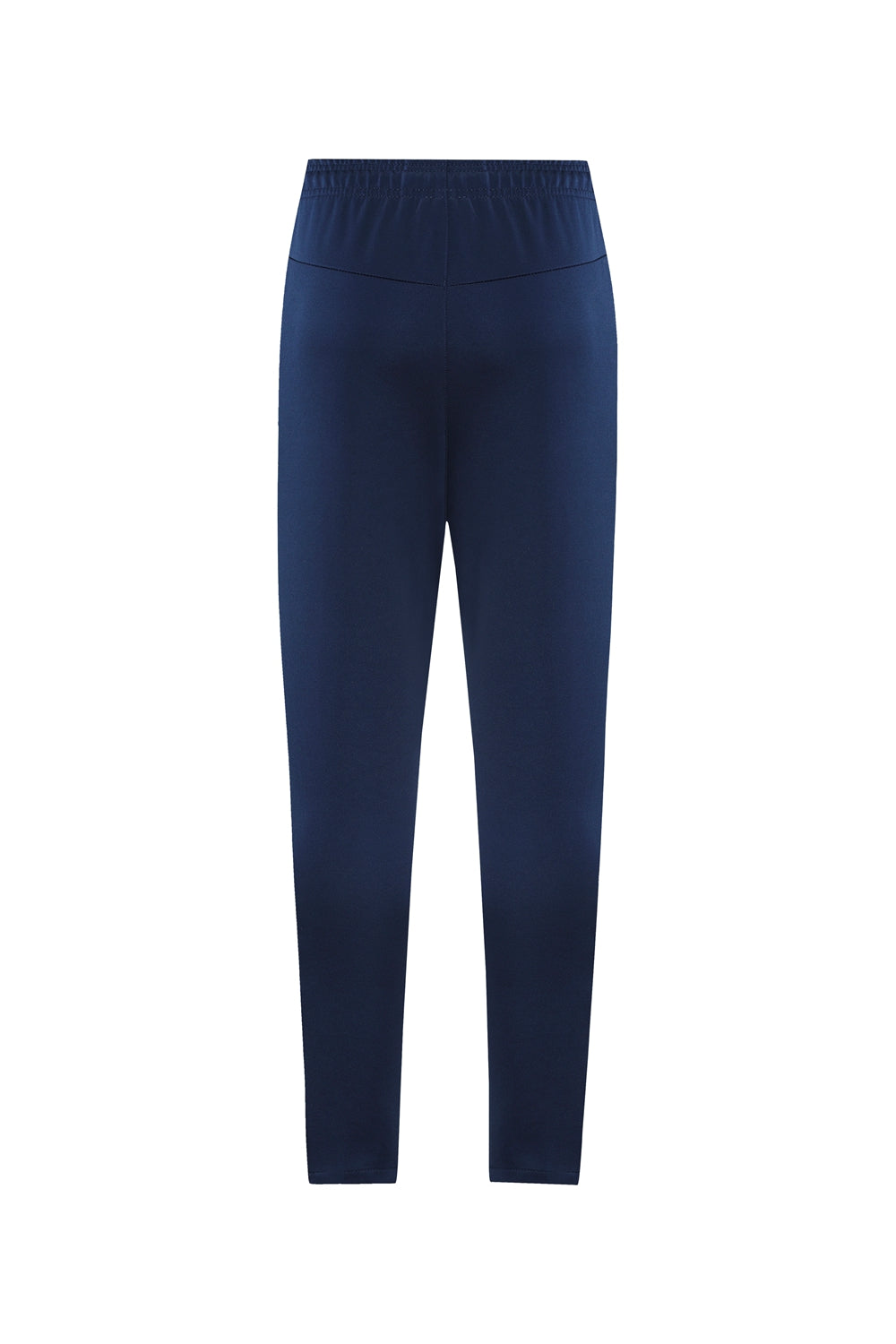 31b8ebdf | UAE SPORT STORE Navy blue athletic leggings with an elastic waistband, full-length slim fit.