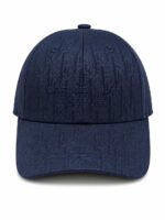 Dior Monogram Luxe baseball cap in navy with embroidered logo. Stylish accessory for fashion-forward.