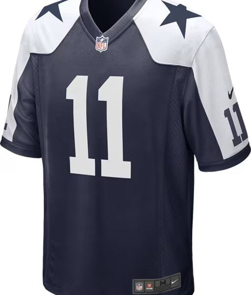 Micah Parsons Dallas Cowboys Navy Blue Throwback Football Jersey