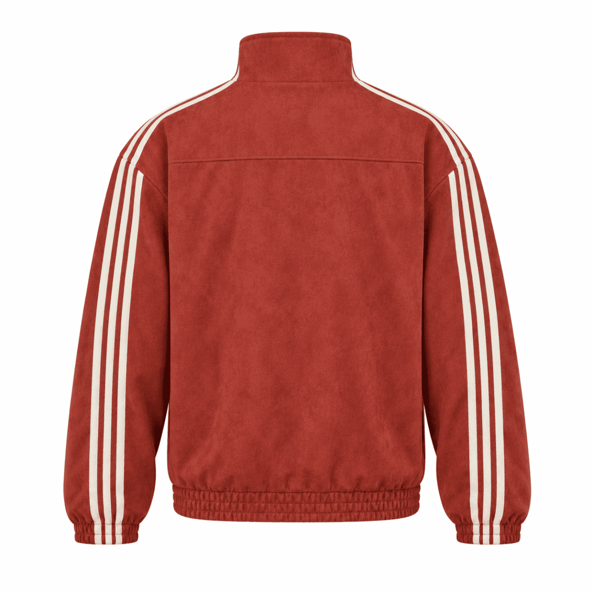 Adidas Chinese Limited Edition casual jacket in brick red with cream details.