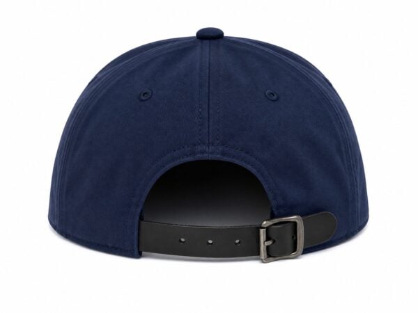 Premium Classic navy baseball cap with adjustable strap for a perfect fit.