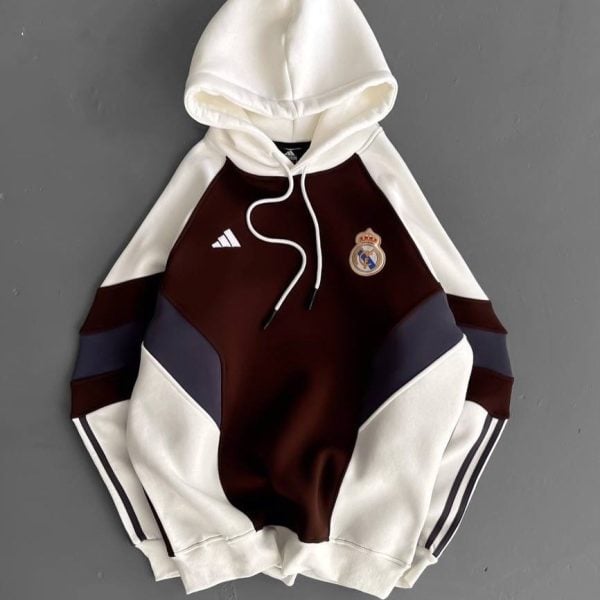Real Madrid Hooded Oversized Sweatshirt - Stylish and Comfortable