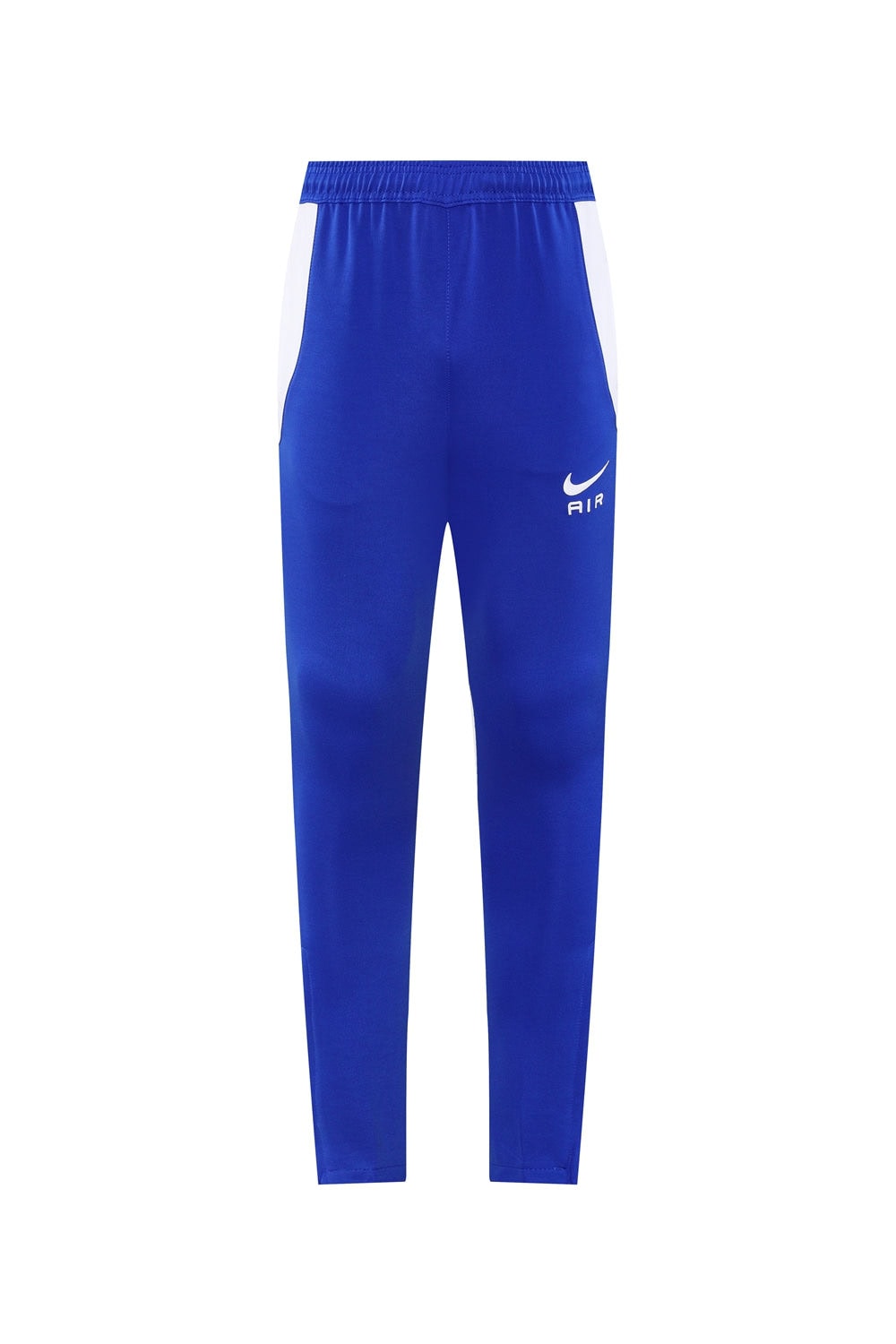 5b7832e3 | UAE SPORT STORE Blue Nike Air athletic pants with white side panels and elastic waistband, full-length joggers for sports