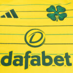 6TN9fVdd1L9hHAp | UAE SPORT STORE Bright yellow sports jersey featuring the Adidas logo, Celtic shamrock emblem, and Dafabet sponsor text.