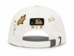 Yankees cap with embroidered patches and gold accents, stylish sports accessory.
