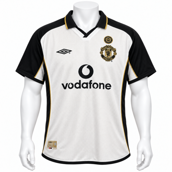 Manchester United away football jersey 2001/02 Beckham number 7.