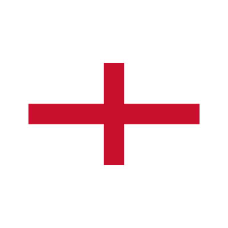 Red medical cross centered on a white background, symbolizing medical aid