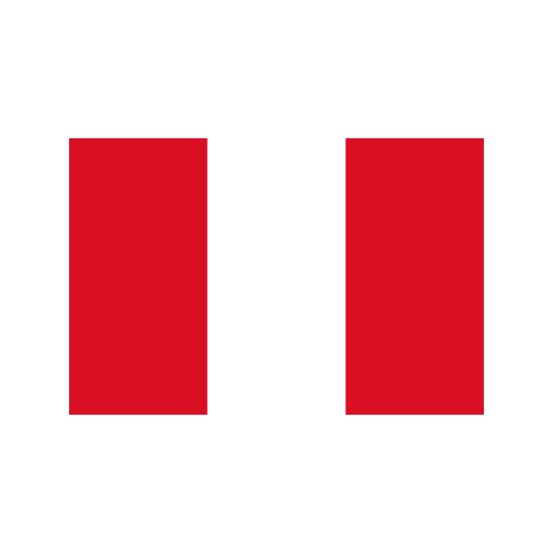 Two red vertical bars on a white background, spaced apart.