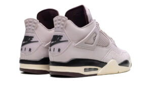 Pair of light gray Nike Air sneakers shown from the back-right, highlighting the heel logo and sole