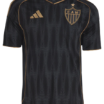 Atletico_Mineiro_2526_Third_Jersey_Black_Gold_1_520x680_crop_center_125c7f13-fcf0-4030-90ac-6e3dd2b94d14 | UAE SPORT STORE Black soccer jersey with gold trim, CAM club crest and Adidas logo on the chest.