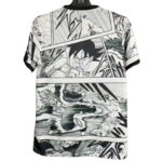 Japan24-25DragonBallSpecialEdition_1_1024x1024_2x_ccd98fe3-795b-46de-8431-b413ed80729e | UAE SPORT STORE Short-sleeve shirt with an all-over black-and-white manga panel print showing action scenes.