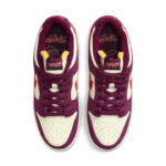Nike-SB-Dunk-Low-Skate-Like-a-Girl-3_720x_0d7a6b2b-60ad-4f20-a2dd-e06d64d04de3 | UAE SPORT STORE Top-down view of a pair of purple and cream sneakers with maroon laces.