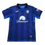 Blue soccer jersey with Paramount+ logo centered on the chest, team crest on the left chest, and brand logo on the right chest.