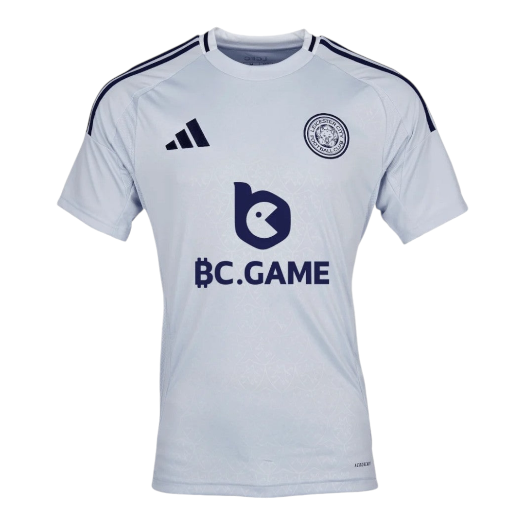 Photoroom-20241103-175953 Light blue soccer jersey with dark blue Adidas stripes on shoulders, team crest on left chest, and a large BC.GAME sponsor logo centered on the front.
