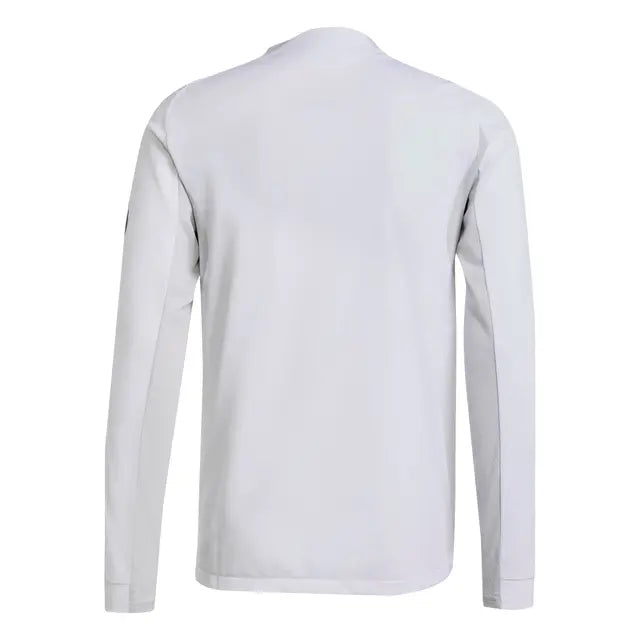 RMCFMZ0902_07 | UAE SPORT STORE Back view of a plain white long-sleeve shirt against a white background.