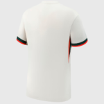 Screenshot_2025-06-23_194625 | UAE SPORT STORE White polo shirt shown from the back with green and red striped sleeve cuffs.