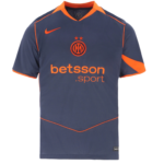 Screenshot_2025-10-12_200418 | UAE SPORT STORE Inter Milan football jersey in navy with bright orange trims, featuring sponsor betsson.sport and the Nike logo on the chest.