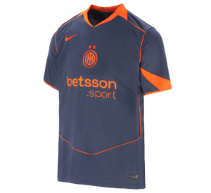 Screenshot_2025-10-12_200424 | UAE SPORT STORE Dark blue Inter-style football jersey with orange trim, club crest and 'betsson.sport' sponsor visible on the chest.