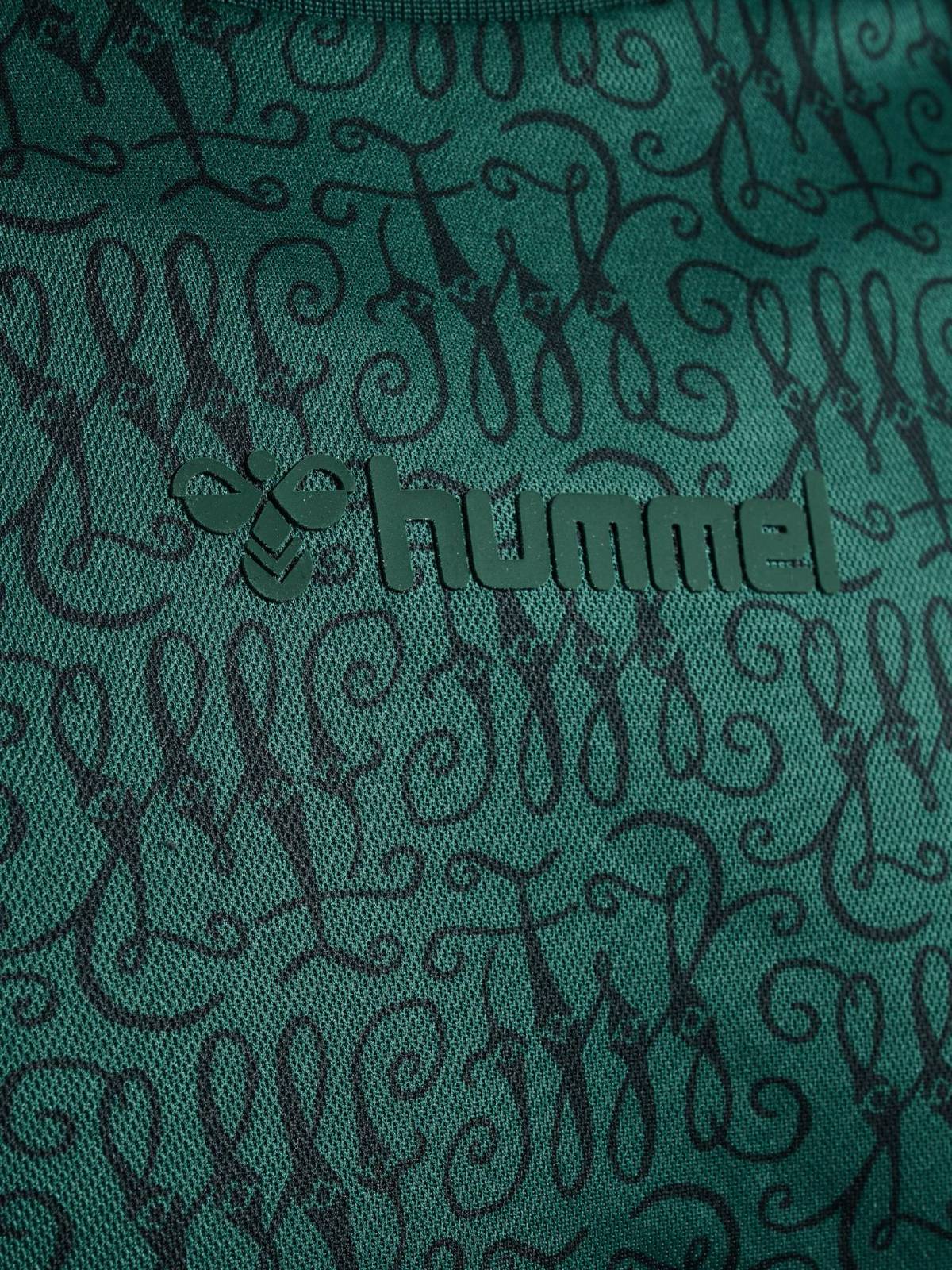 XW9vvLwqKbjkiWF | UAE SPORT STORE Teal fabric with a repeating black swirl pattern and a Honeywell logo in the foreground.
