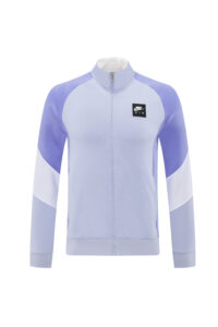 a9796369 | UAE SPORT STORE Light lavender Nike Air zip-up jacket with color-block sleeves and a small black Nike Air logo on the left chest area.