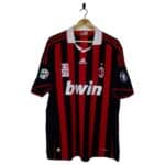 AC Milan Home 2009/10 with badges and Maldini 3 - uaessss