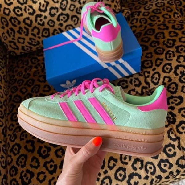 adidas Gazelle Bold Pulse Mint Pink - uaessss