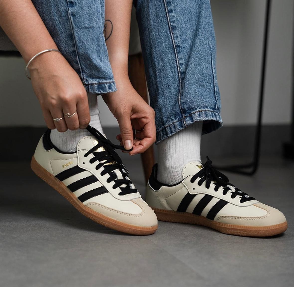 adidas-samba-og-cream-white-sand-strata-312568 | UAE SPORT STORE adidas Samba OG Cream White Sand Strata - uaessss