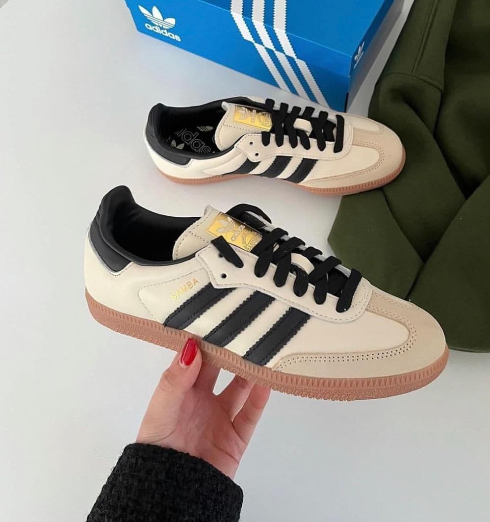 adidas-samba-og-cream-white-sand-strata-583552 | UAE SPORT STORE adidas Samba OG Cream White Sand Strata - uaessss