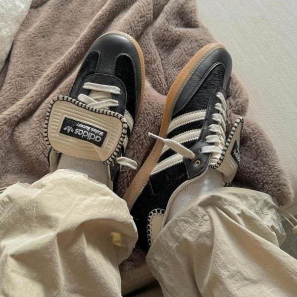 adidas Samba Pony Tonal Wales Bonner Core Black - uaessss