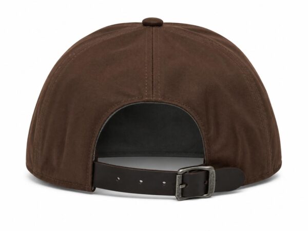 Classic brown baseball cap with adjustable strap for a perfect fit.