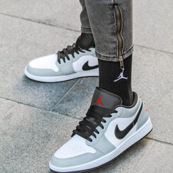 Air jordan 1 low Light smoke Grey - uaessss