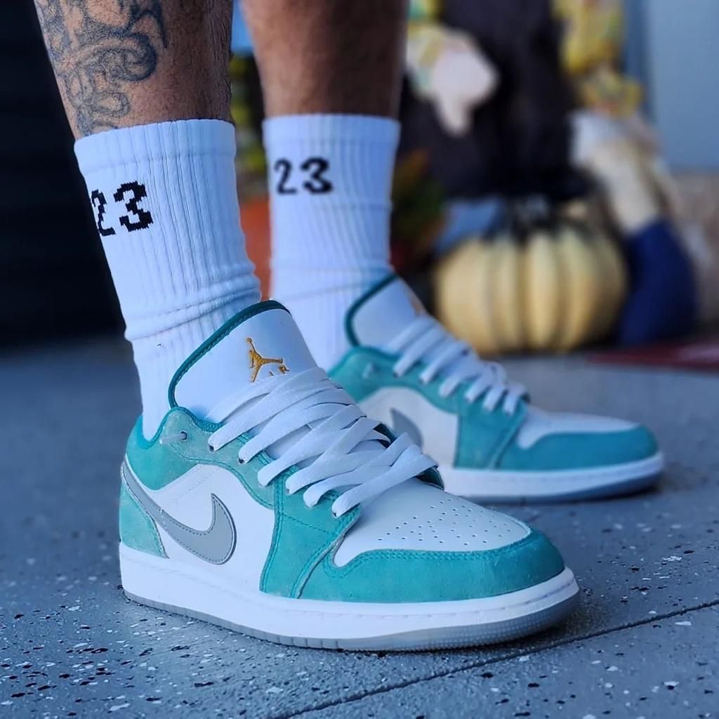 air-jordan-1-low-new-emerald-253300 Air Jordan 1 Low "New Emerald - uaessss