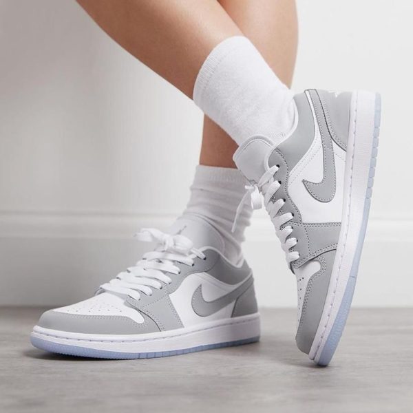 Air Jordan 1 Low「Wolf Grey - uaessss