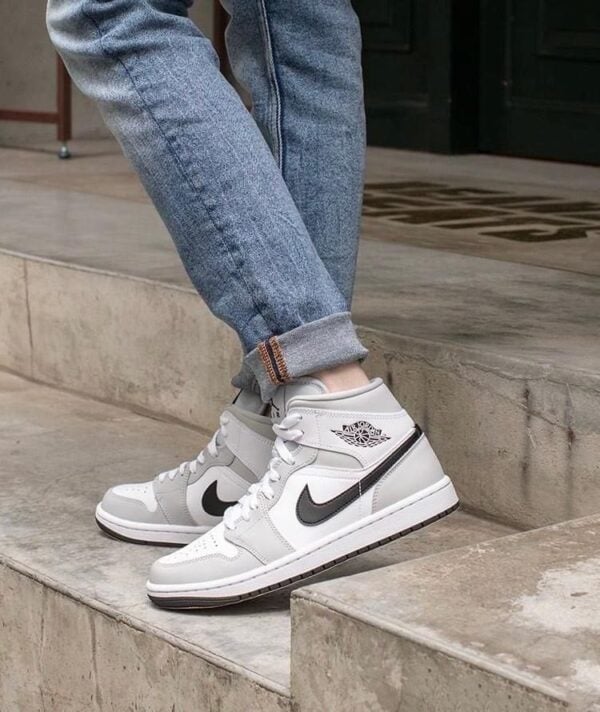 air-jordan-1-mid-light-smoke-grey-491116 | UAE SPORT STORE Air Jordan 1 Mid "Light Smoke Grey - uaessss