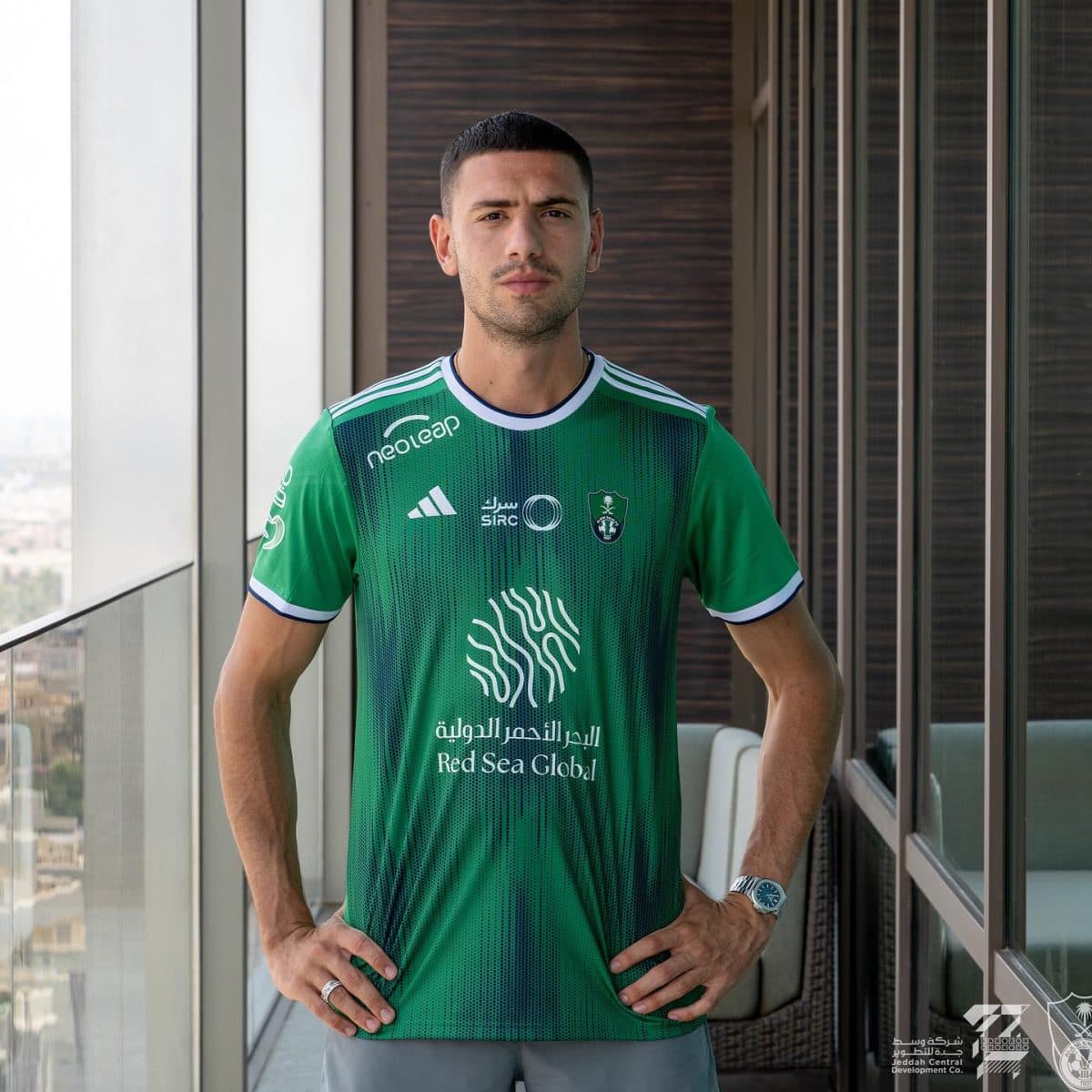 Al - Ahli Saudi home Fans Soccer Jersey 24 - uaessss