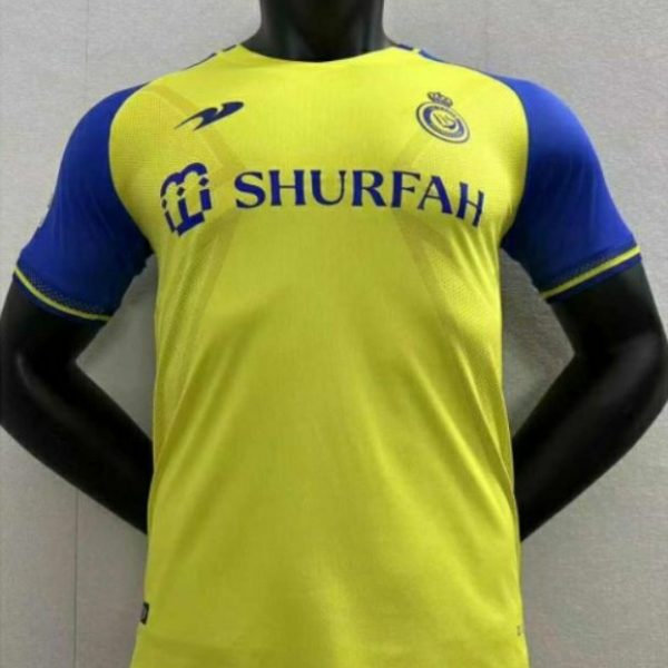 AL Nassr home PLAYER VERSION jersey with RONALDO 7 - uaessss