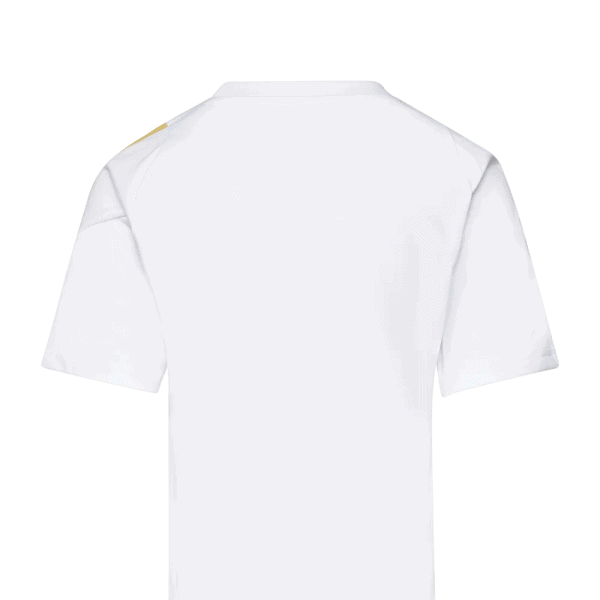 White Messi training shirt, plain rear view