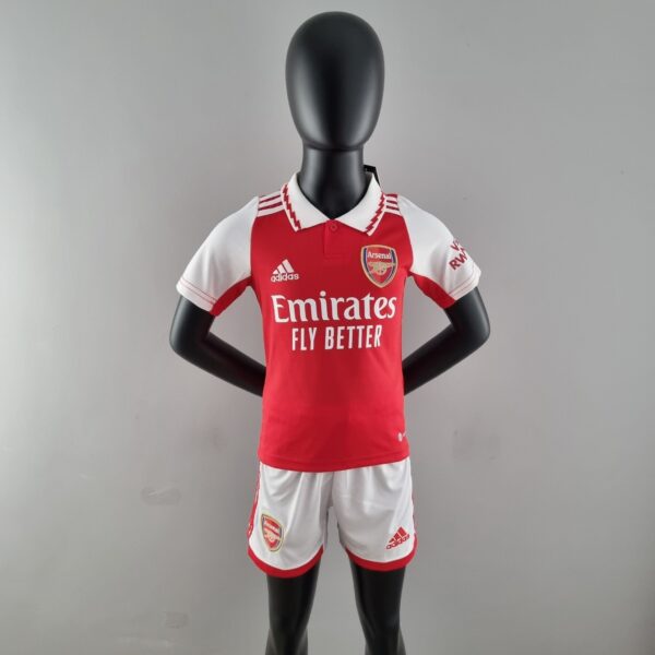 Arsenal Kids Home Kit 2022/23 - uaessss