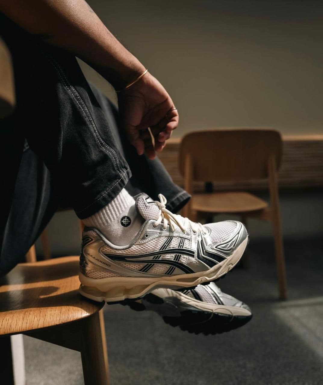 asics-gel-kayano-14-jjjjound-silver-black-737443 | UAE SPORT STORE ASICS Gel - Kayano 14 JJJJound Silver Black - uaessss