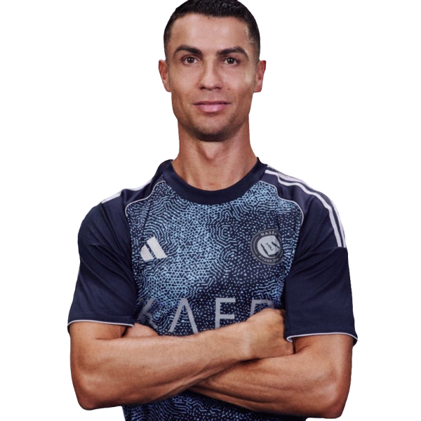 Man in a navy blue patterned sports shirt with arms crossed, looking at the camera (portrait).