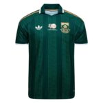 Dark green South Africa national football team jersey with white Adidas logo and crest on the chest