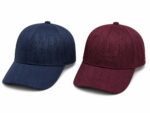 Elegant Dior monogram luxury baseball cap in navy and burgundy.