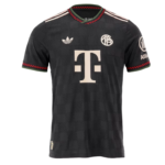 Black soccer jersey with red/green trim, large T-Mobile sponsor logo on the front, Adidas logo on the left chest, team crest on the right chest, and sponsor patches on the sleeves.