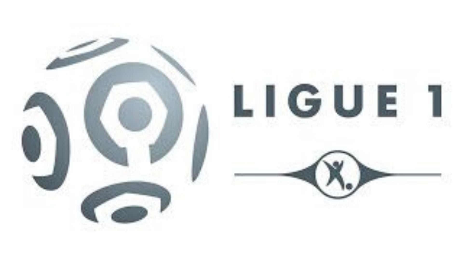 Ligue 1 logo, the French football league branding with a circular emblem and 'LIGUE 1' text