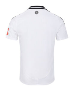 g0MS7ekqQc022kH | UAE SPORT STORE Back view of a white polo shirt with a small circular logo at the neck and red text on the left sleeve.